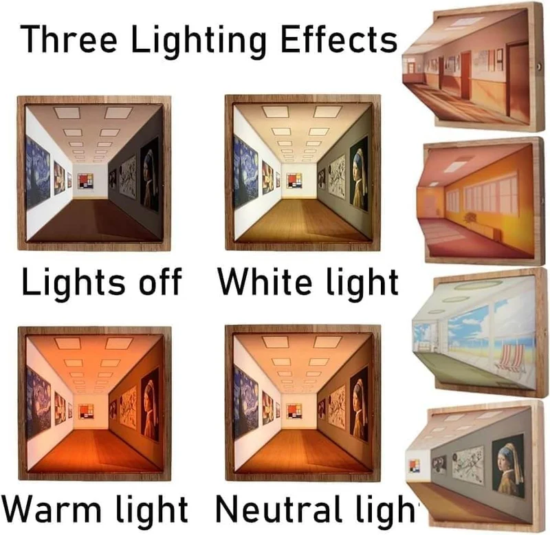 3D Visual Experience Lamp
