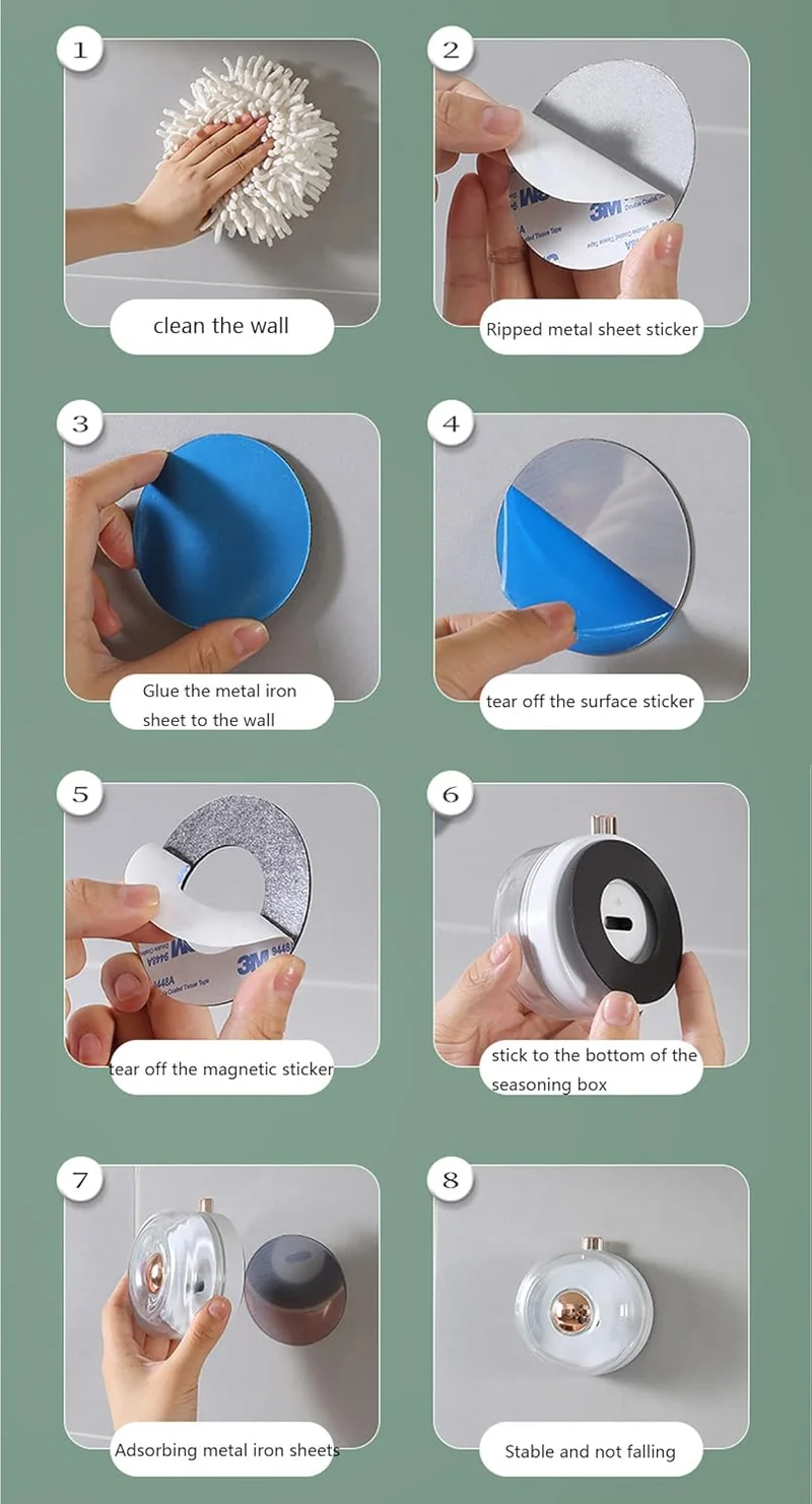Stylish Magnetic Kitchen Jars