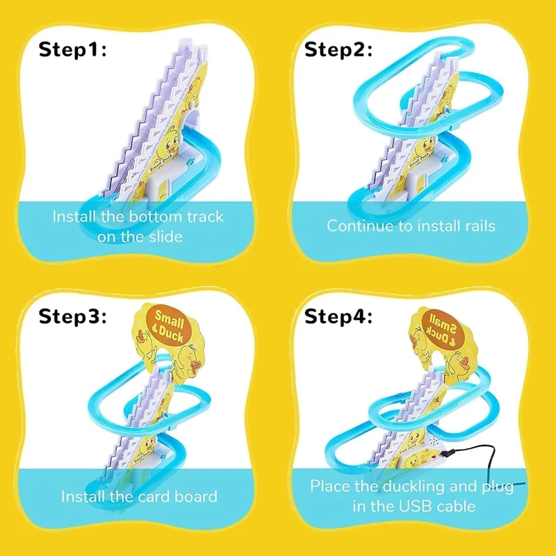 Colorful Duck Slide Journey