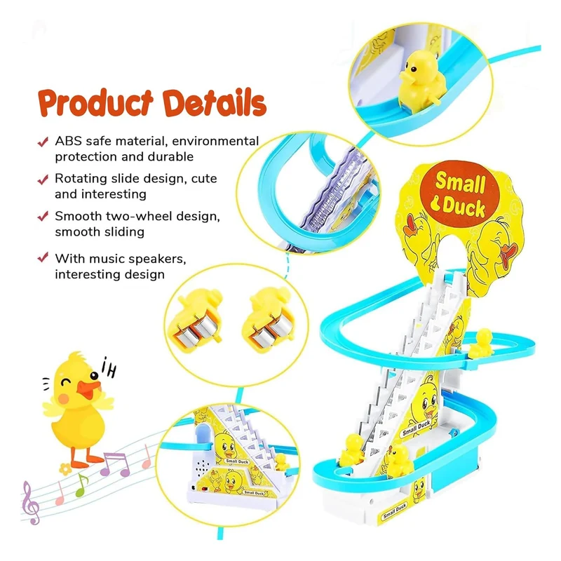Colorful Duck Slide Journey