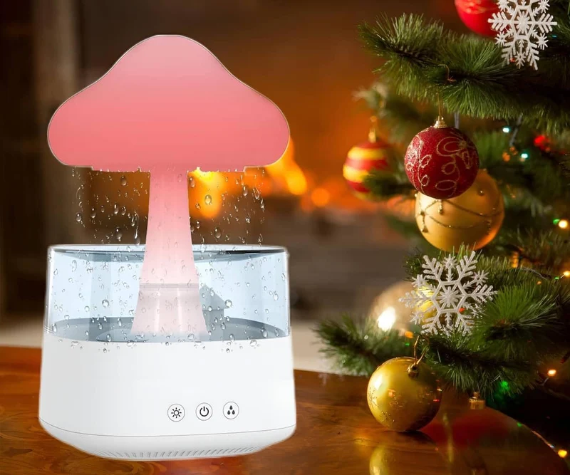 Mushroom Rain Relaxation Lamp Humidifier
