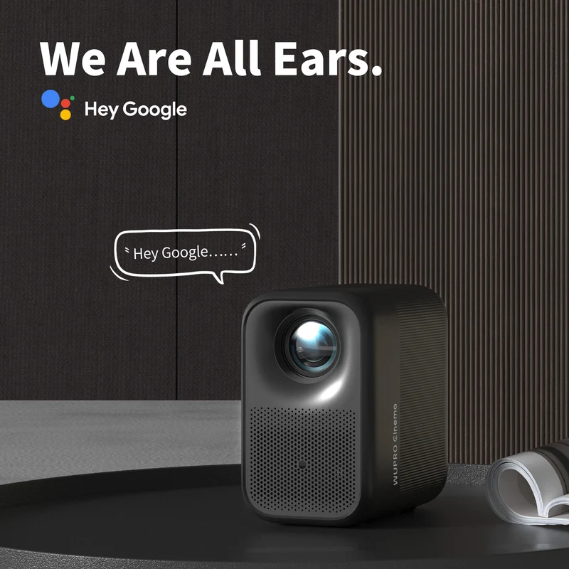 WUPRO Cinema G1 Galaxy One Smart Projector | Certified Google TV & Netflix | Native 1080P & 320 ISO Lumens