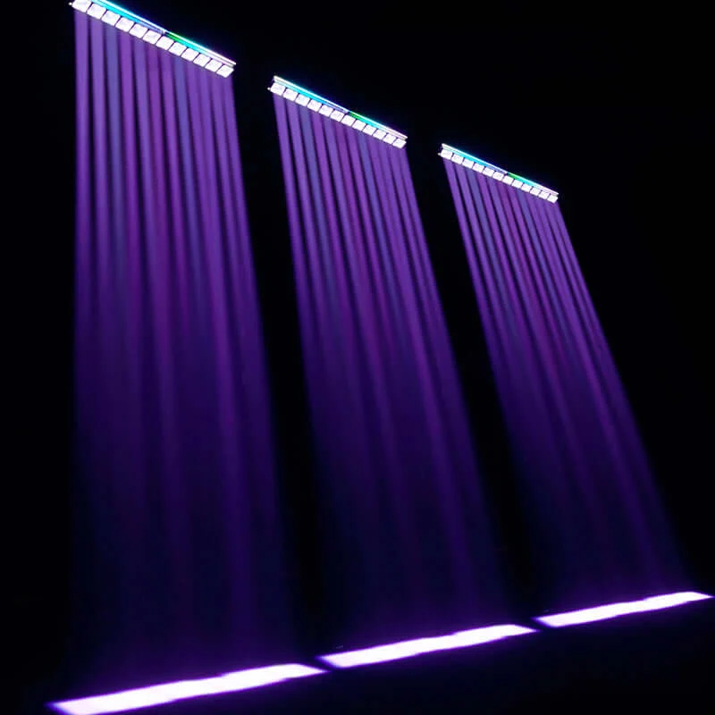 GalaxyJet LED 12x40W RGBW Zoom Beam Moving Head Lighting | Pixel Control Low Noise for DJ Club Bar Live Show Theater