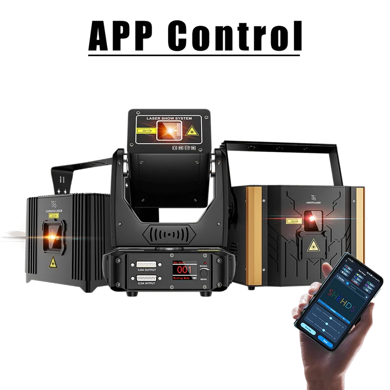Constellaser APP Control 6W RGB Animation Scanner Laser Light Series