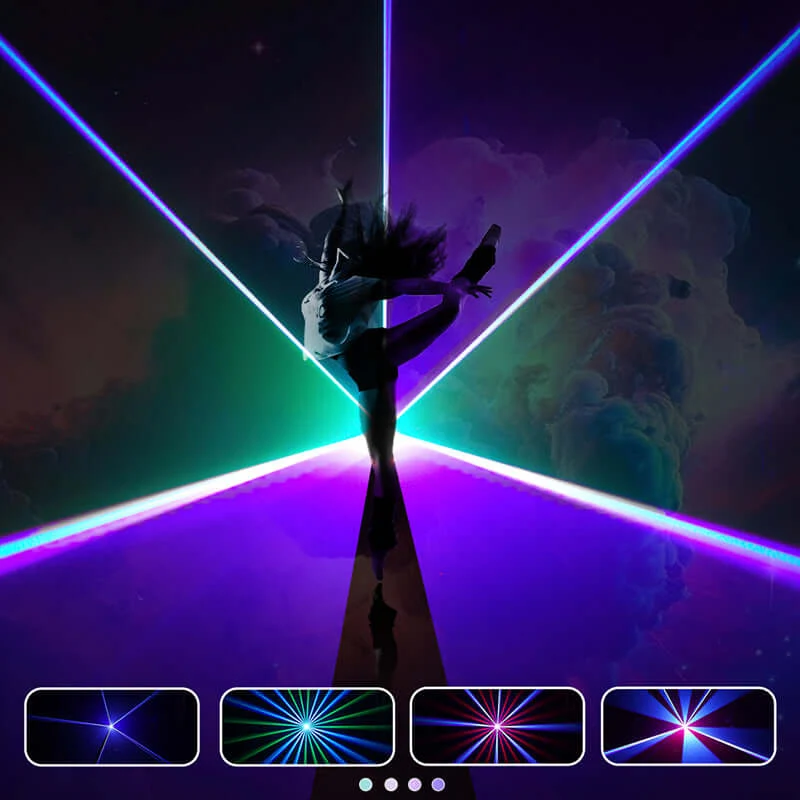 Constellaser APP Control 6W RGB Animation Scanner Laser Light Series