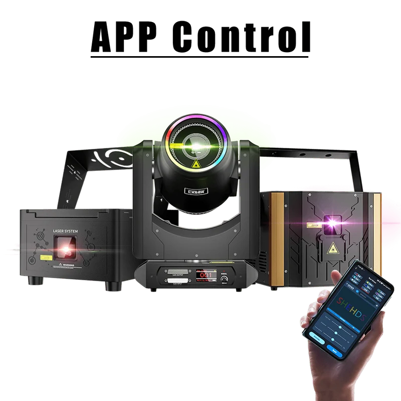 Constellaser APP Control 12W RGB Laser Light series Animation Scanner