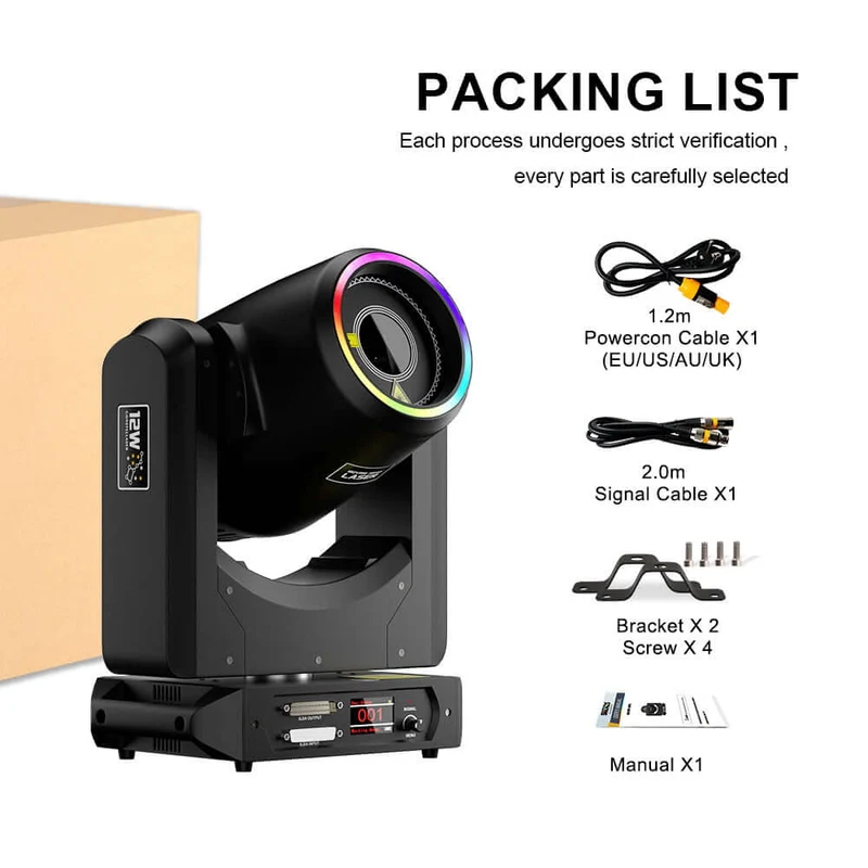 Constellaser APP Control 12W Moving Head Laser Light With Ring Effect