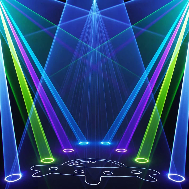 Constellaser APP Control 12W Moving Head Laser Light With Ring Effect