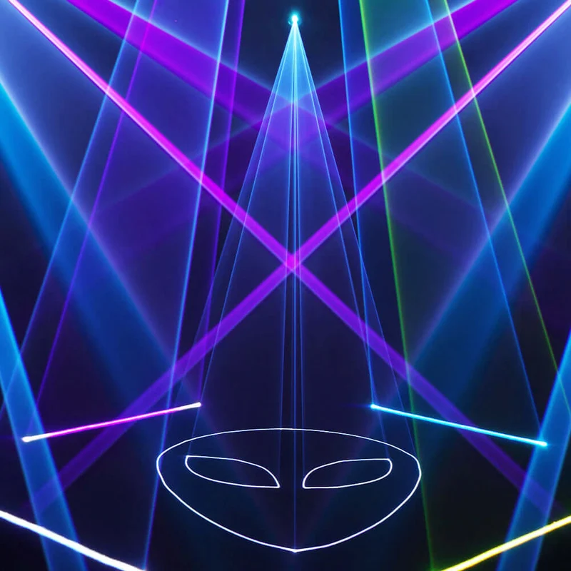 Constellaser APP Control 12W Moving Head Laser Light With Ring Effect
