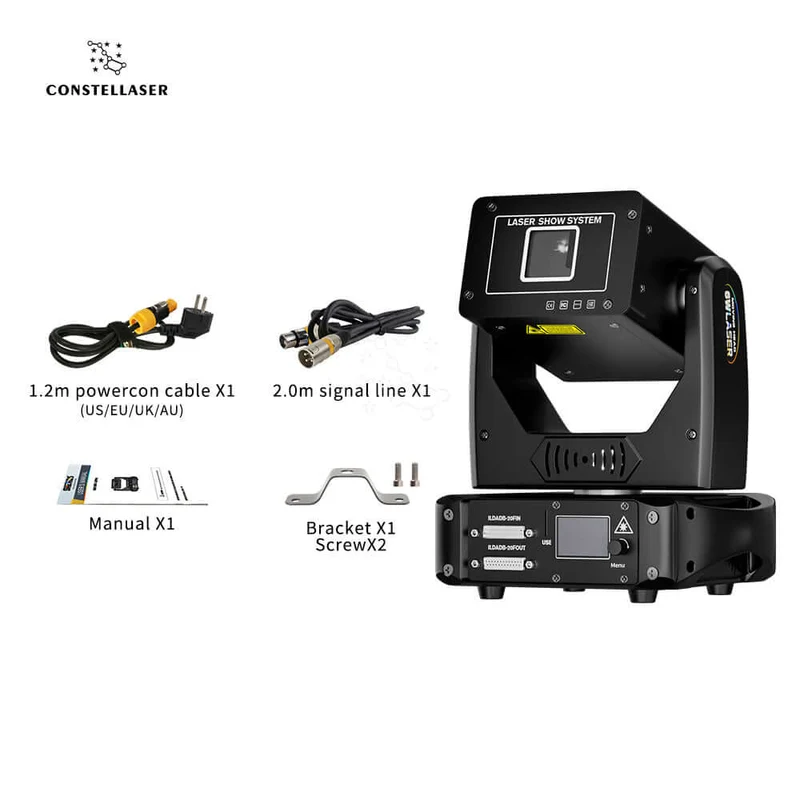 Constellaser APP Control 6W RGB Scanner Moving Head Laser Light