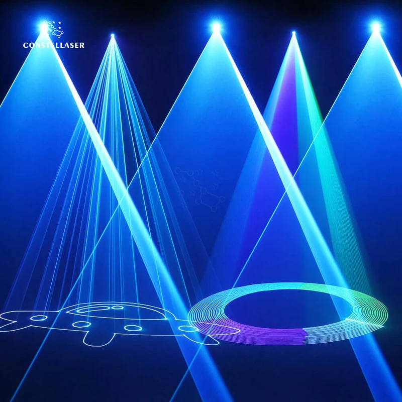Constellaser APP Control 6W RGB Scanner Moving Head Laser Light