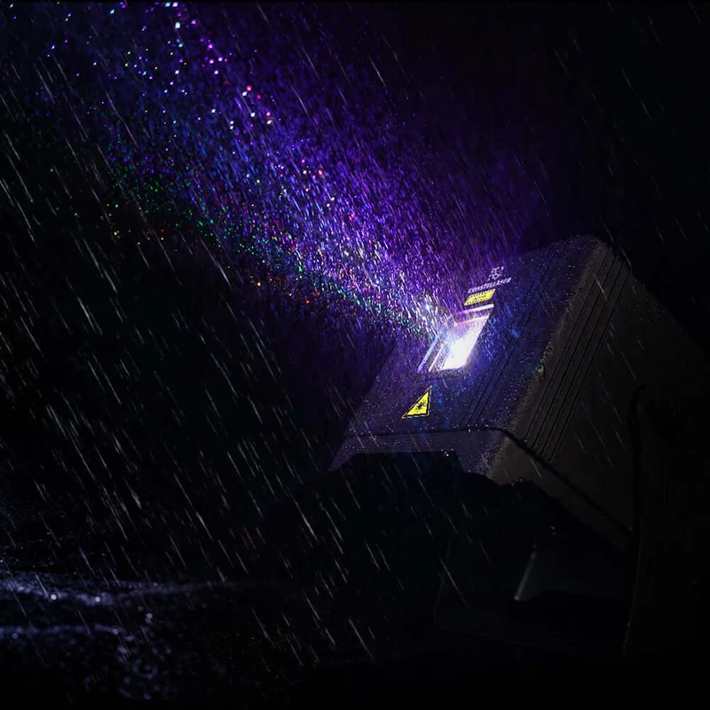Constellaser APP Control 6W RGB Waterproof Animation Laser Light, Rechargeable, Integrated Housing