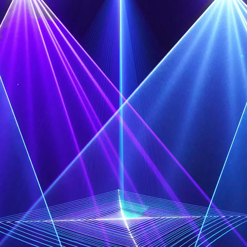 Constellaser APP Control 6W RGB Animation Semiconductor Laser Light With DMX512, ILDA & RJ45 Art Net Connector