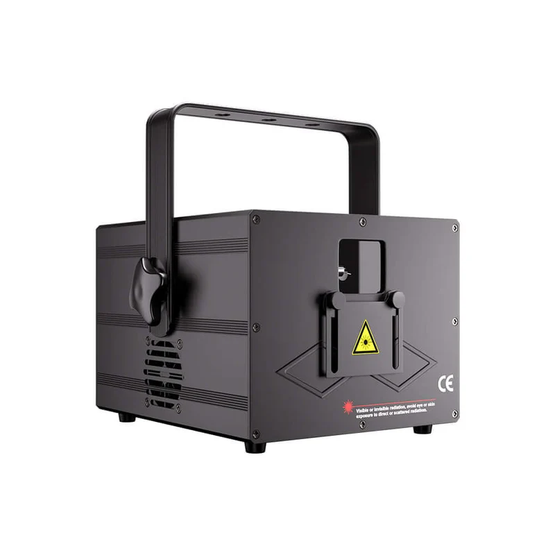 SHEHDS APP Control 3W RGB Laser Scanner Full Color 3D Effect Laser Light
