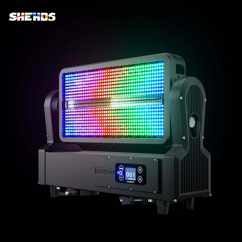 CoralPar IP65 Waterproof 1000W RGB Strobe Moving Head Light