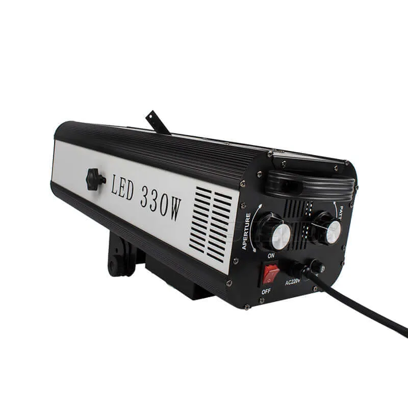 SHEHDS 330W LED Follow Spotlight with Flight Case