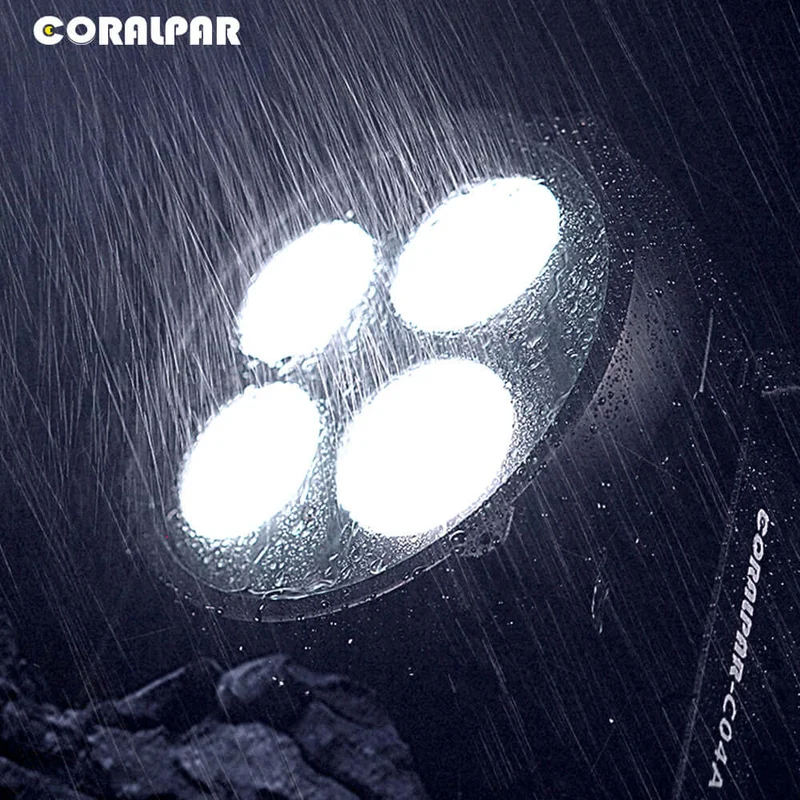 CORALPAR Waterproof LED COB 200W Cool White & Warm White Par Light Aluminum Alloy