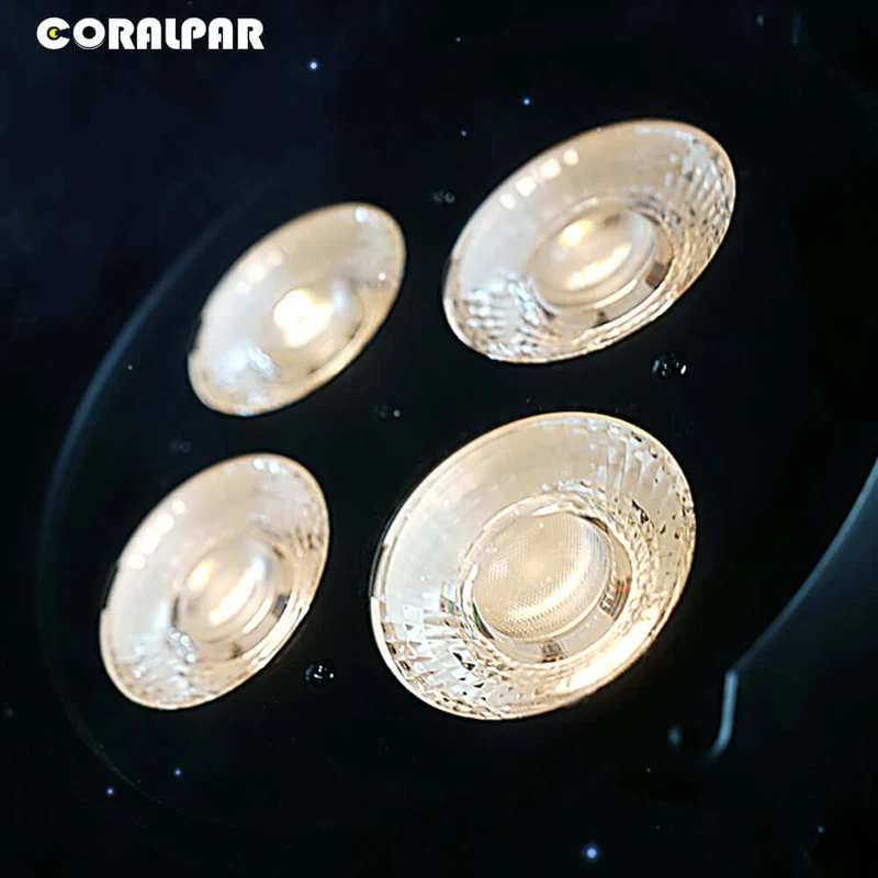 CORALPAR Waterproof LED COB 200W Cool White & Warm White Par Light Aluminum Alloy