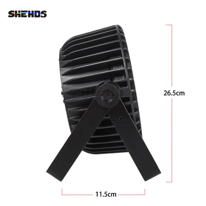 SHEHDS Aluminum Alloy 18x12W LED Flat Par RGBW 4in1 DMX512