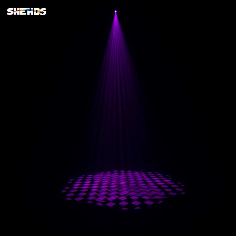 SHEHDS 100W Moving Head Gobo Spot Light 6 Prism with LCD Display