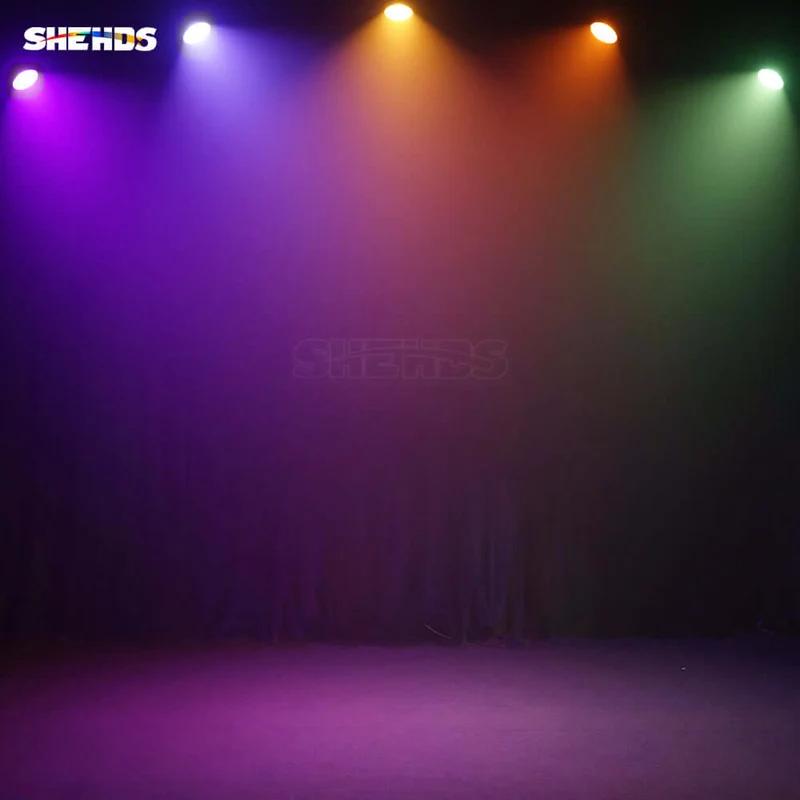 SHEHDS LED COB 200W RGBACL 6in1 Stage Light Aluminum Alloy With Voice Control