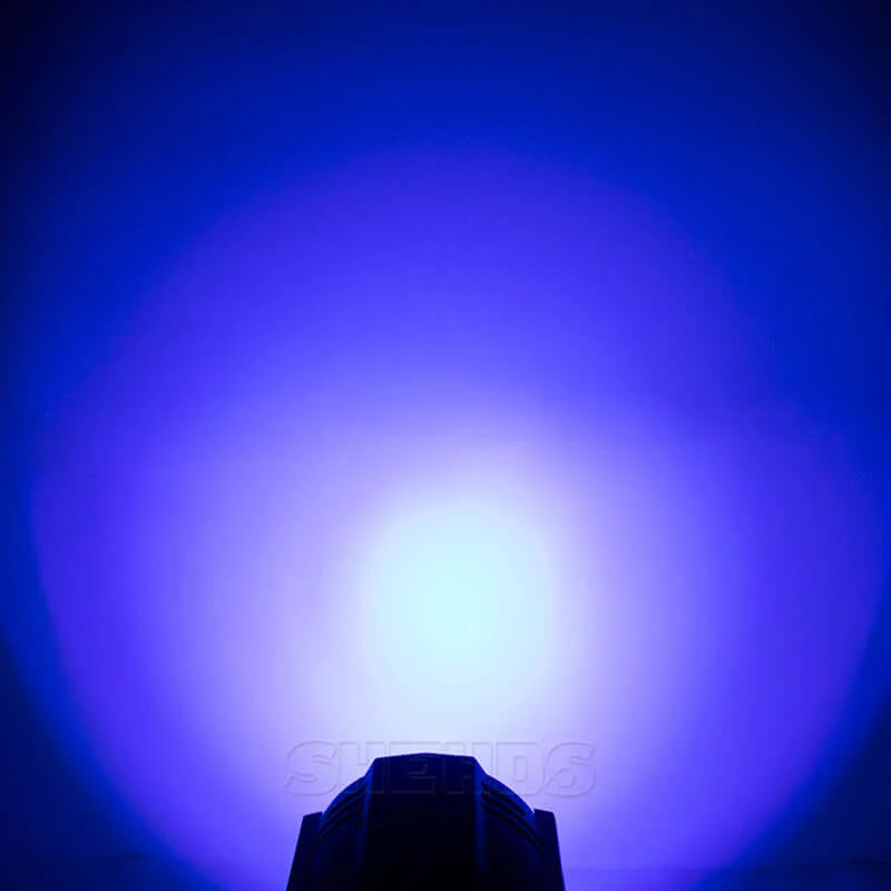 SHEHDS 200W COB Blinder LED Par RGBWA+UV 6in1 Barndoors