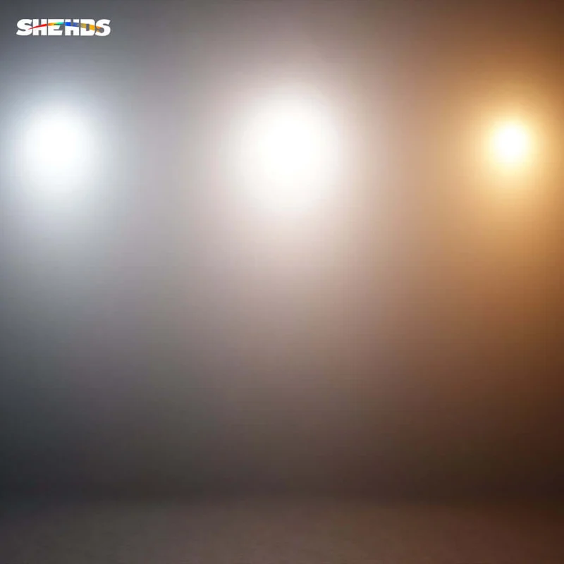 SHEHDS New Version LED 200W Cool & Warm White 2in1 COB Light Uniform Color Mix，Temperature Control Protection，Aluminum Alloy