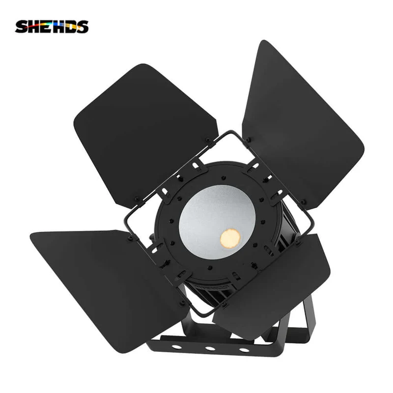 SHEHDS New Version LED 200W Cool & Warm White 2in1 COB Light Uniform Color Mix，Temperature Control Protection，Aluminum Alloy