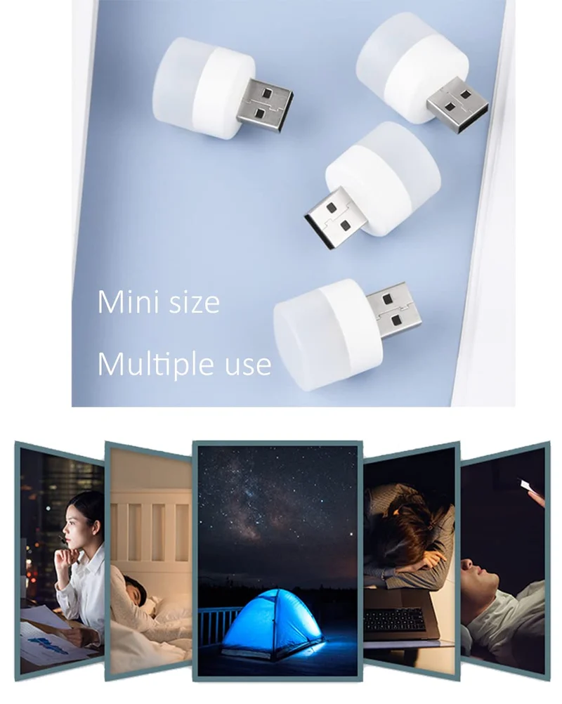 Mini USB LED Light (10 Piece in a Pack)