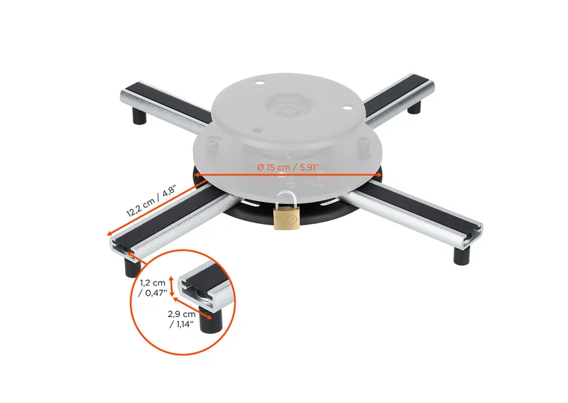celexon Deckenhalterung universal PS Ultraflat