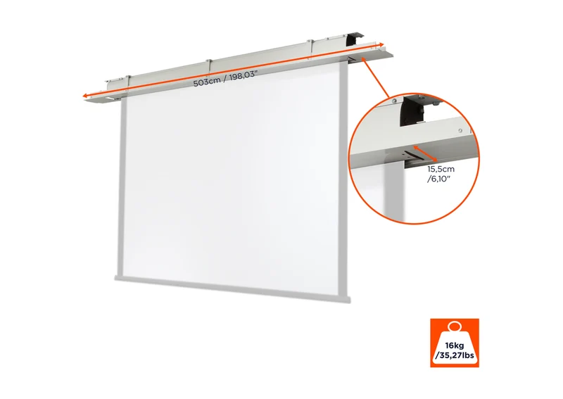 celexon Deckeneinbau-Set für celexon Expert XL-Serie