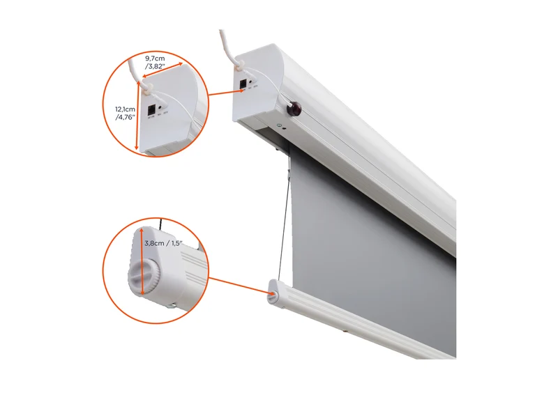 celexon HomeCinema Hochkontrastleinwand Tension - Dynamic Slate ALR