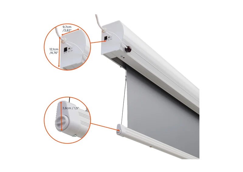 celexon HomeCinema Hochkontrastleinwand Tension - Dynamic Slate ALR