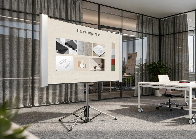 celexon Dual-Format Stativleinwand Mobil Expert 4:3/16:10 - 172 x 108cm 80"