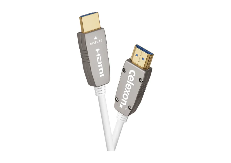 celexon UHD Optical Fibre HDMI 2.0b Active Kabel, weiß