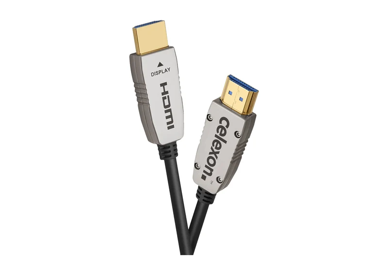 celexon UHD Optical Fibre HDMI 2.0b Active Kabel, schwarz