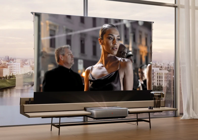 celexon UST Hochkontrast Bodenscheren Leinwand - HomeCinema Plus