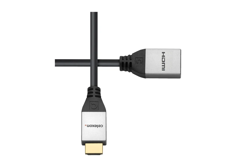 celexon HDMI M/F Adapter mit Ethernet - 2.0a/b 4K 0,25m - Professional Line