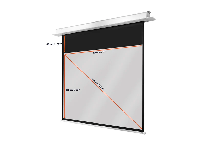celexon Deckeneinbauleinwand Motor Professional Plus