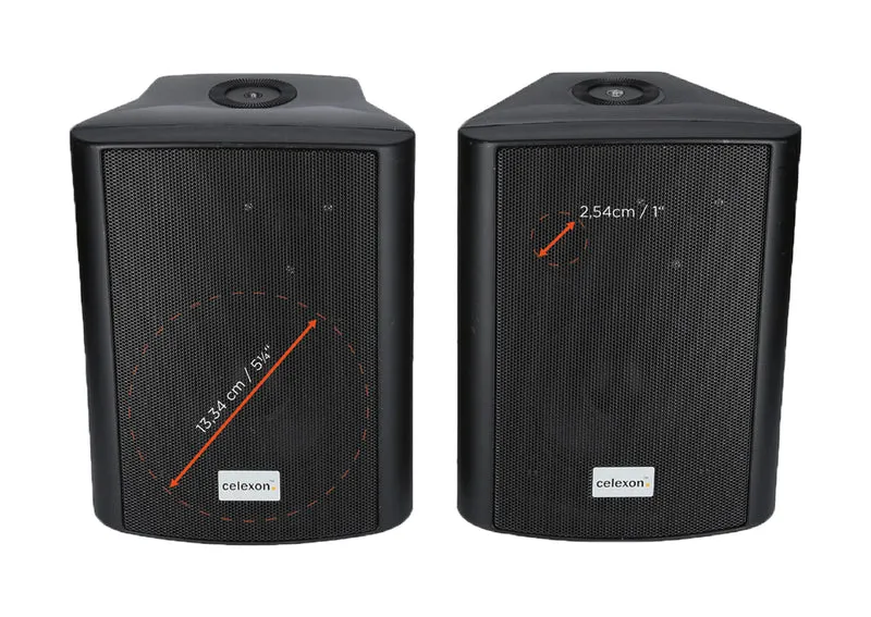 celexon Aktiv Lautsprecher-Set 2-Wege 525