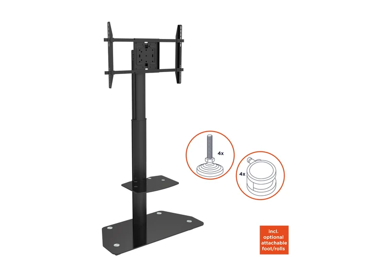 celexon Professional höhenverstellbarer Display Rollwagen Adjust-3270MP Portrait