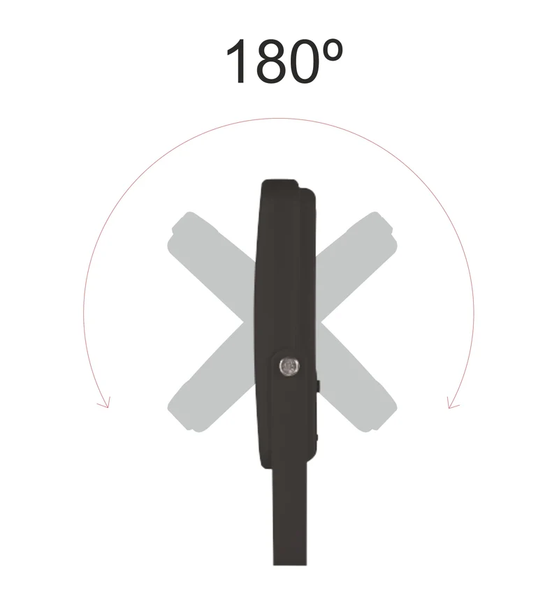 Projecteur LED en aluminium avec détecteur de présence