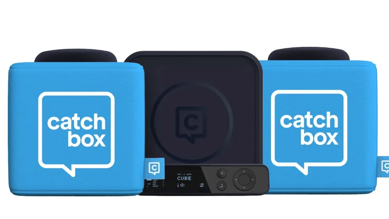 Catchbox Plus Hub2 : Pack de microphones sans fil configurable