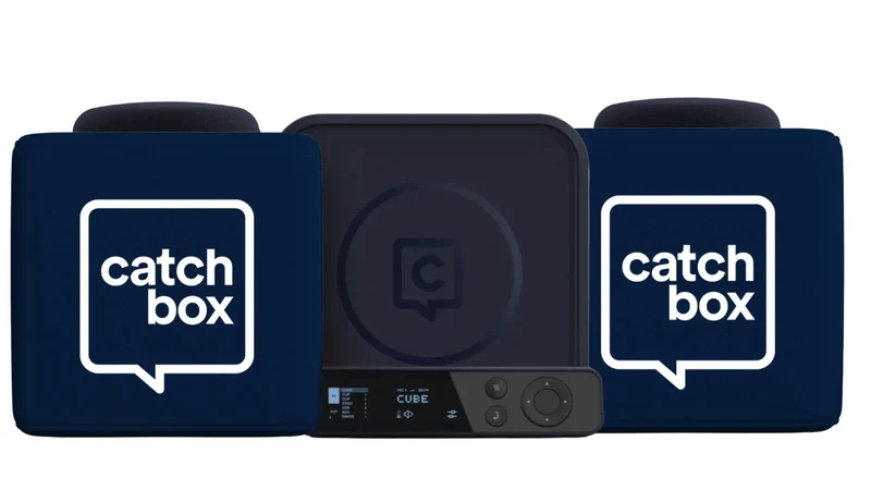 Catchbox Plus Hub2 : Pack de microphones sans fil configurable