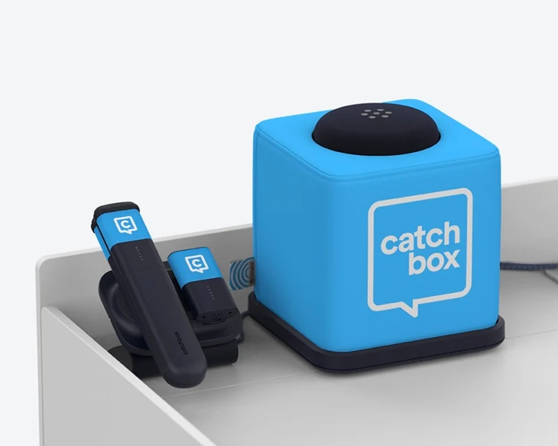 Catchbox Plus Hub2 : Pack de microphones sans fil configurable