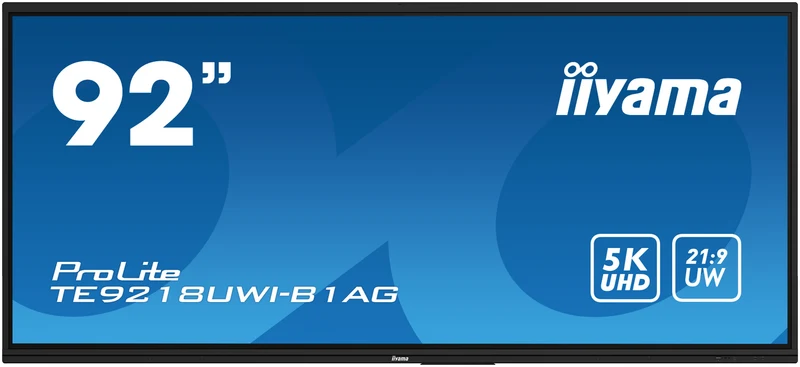 Écran interactif panoramique 92" 5K ProLite TE9218UWI-B1AG IIYAMA