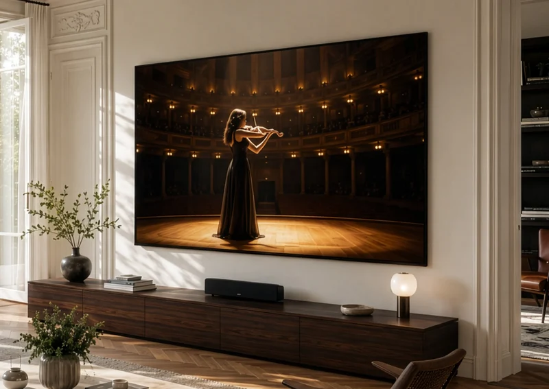 celexon SOUNDVISION Premium Plus Rahmenleinwand SlimFrame Velvet
