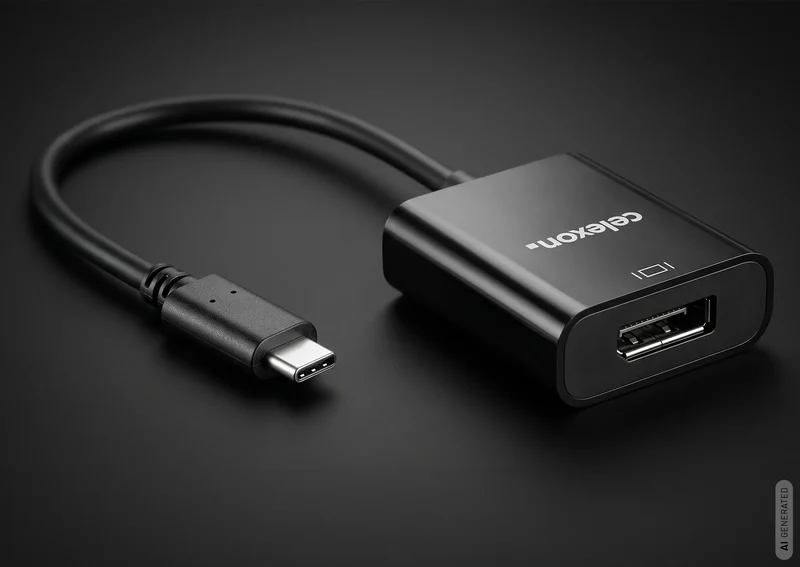 celexon USB-C auf DisplayPort M/F Adapter