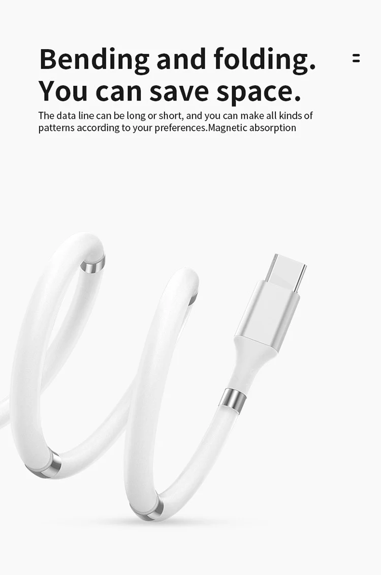 AutoFold MagnetCable - USB to Type-C