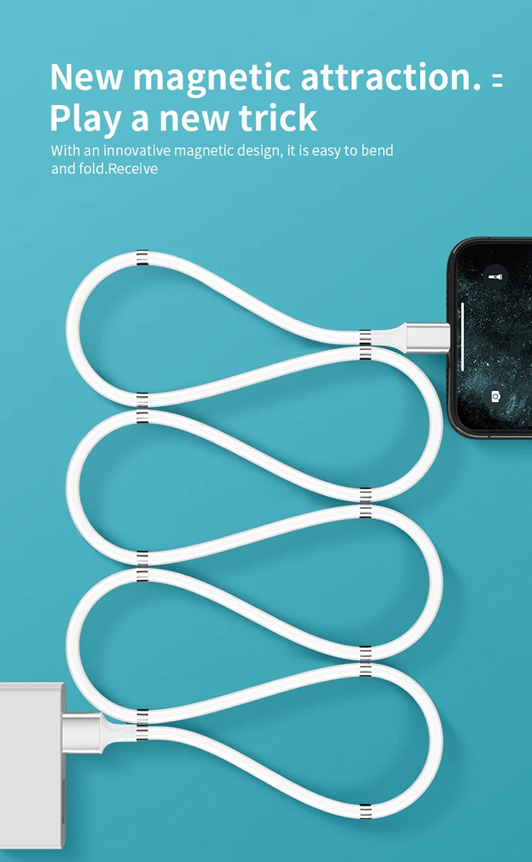 AutoFold MagnetCable - USB to Type-C